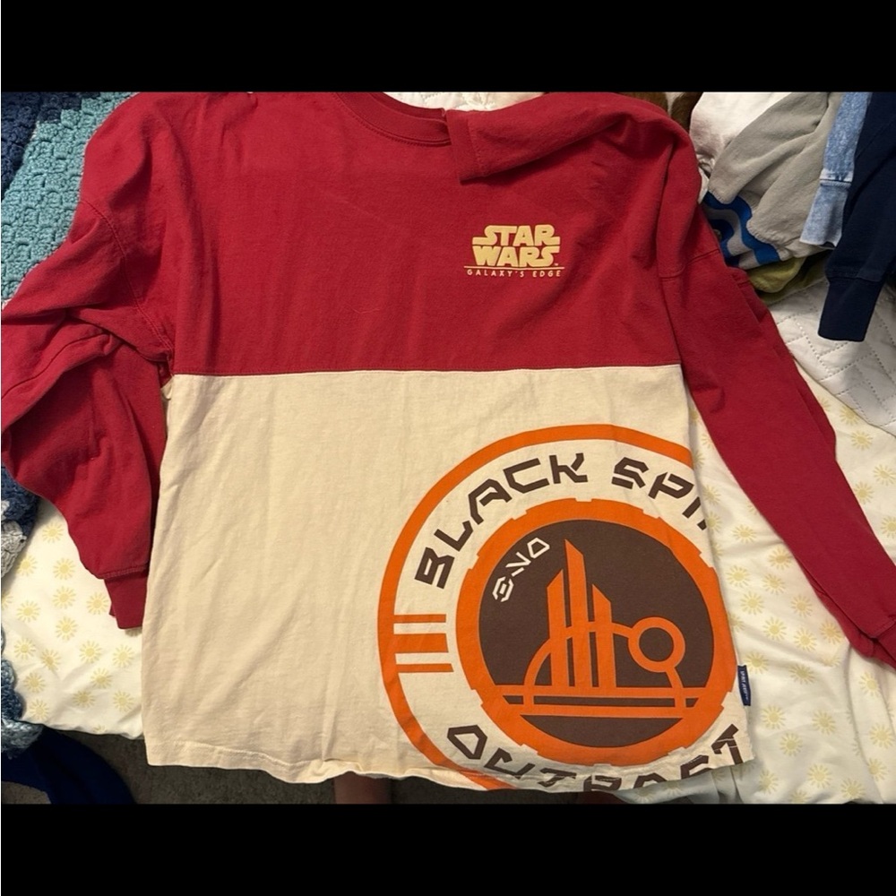 Star Wars Red and Cream Long Sleeve Shirt